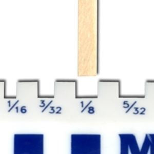 Basswood Strips 1/8" - Size: 1/8''x1/2''x24'' - 2PK