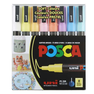 POSCA Paint Marker Pastel Soft Colours Set