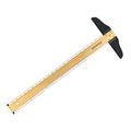 T-Square Wood/Acrylic Edge Calibrated - Size: Calibrated Wood Acrylic T-Square 24"