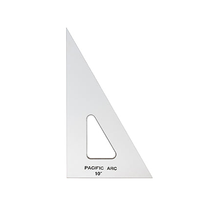 Non-Inking Triangles Clear - Color: 30/60 : 10"
