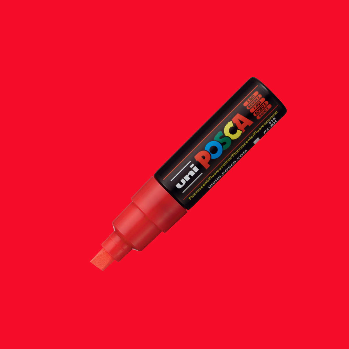 POSCA PC-8K Broad Fluo Red