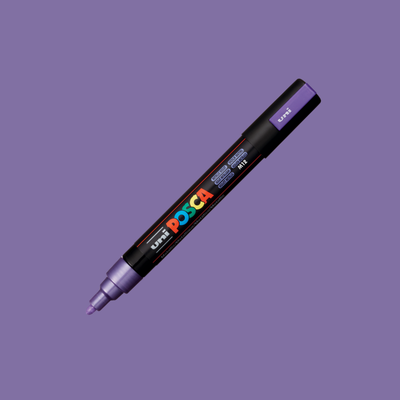 POSCA PC-5M Medium Metal Violet
