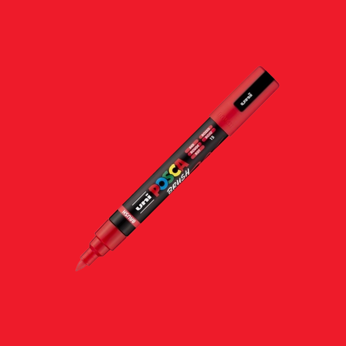 POSCA PC-5BR Brush Tip Red
