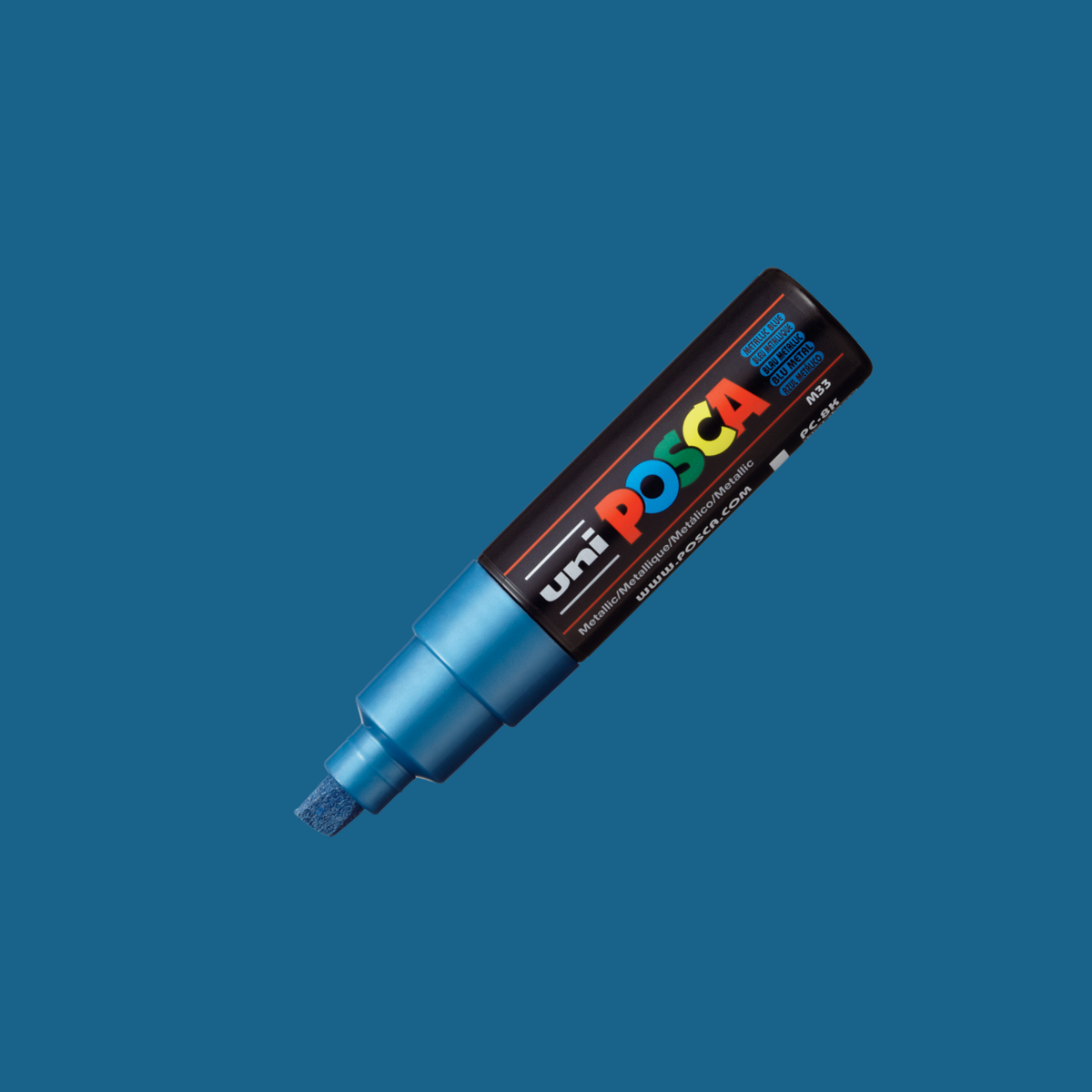 POSCA PC-8K Broad Metal Blue