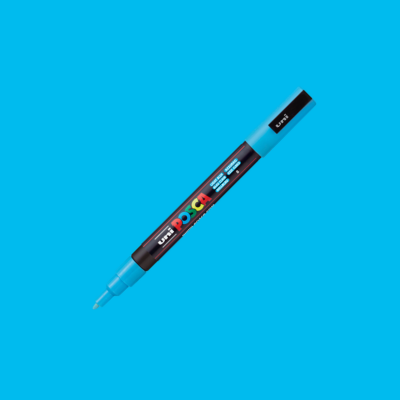 POSCA PC-3M Fine Light Blue