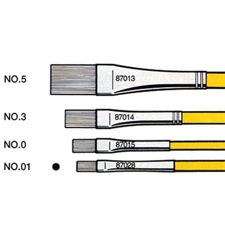 Horse-hair Brushes - Size: Flat Brush No. 1