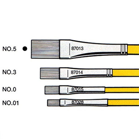 Horse-hair Brushes - Size: Flat Brush No.5