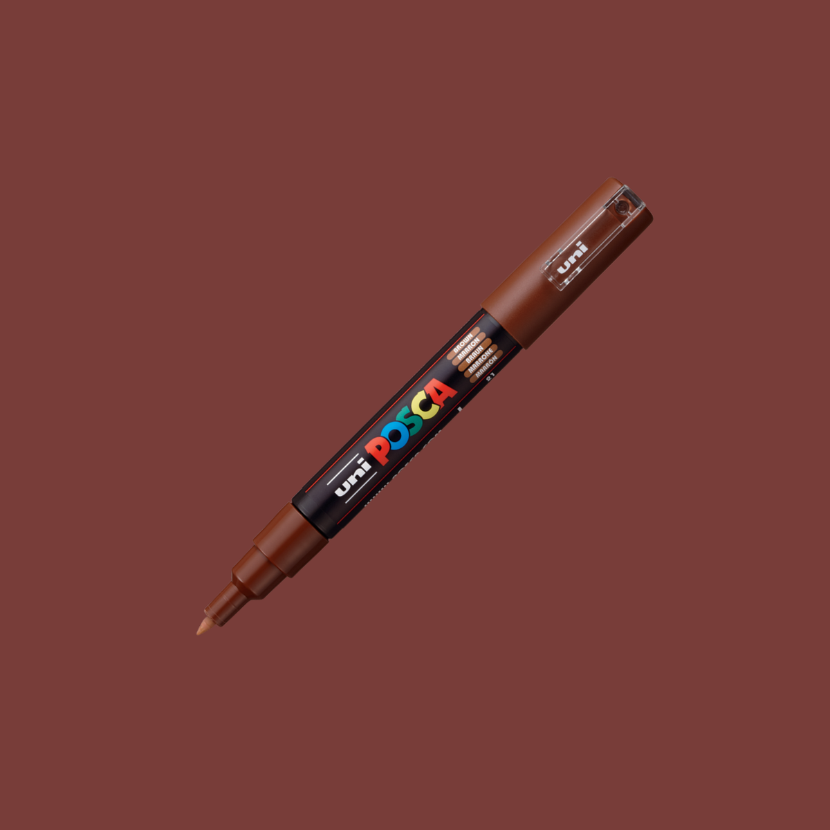 POSCA PC-1M Xfine Brown