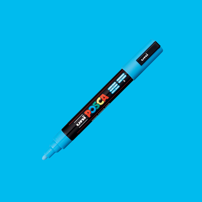POSCA PC-5M Medium Light Blue