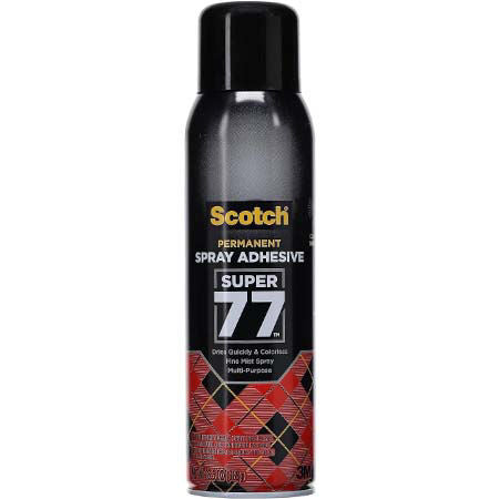 3M Spray Glue - Size: Super 77 Multi-purpose Adhesive 10.7oz