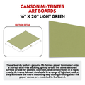CANSON MI-TEINTES ART BOARDS - Color: LIGHT GREEN