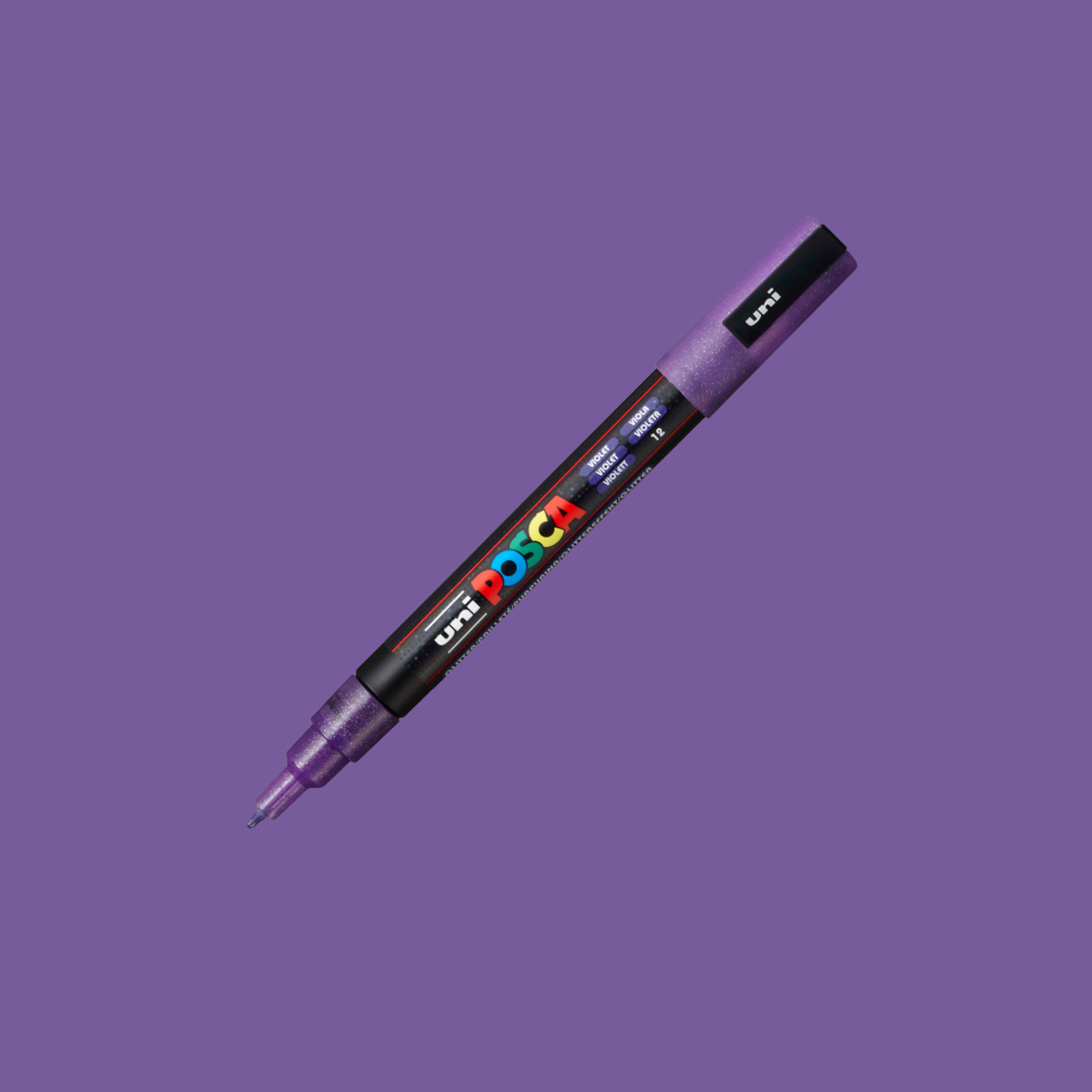POSCA PC-3M Fine Glitter Violet