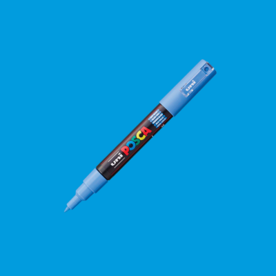 POSCA PC-1M Xfine Sky Blue