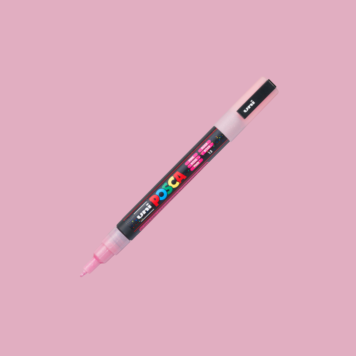 POSCA PC-3M Fine Glitter Pink
