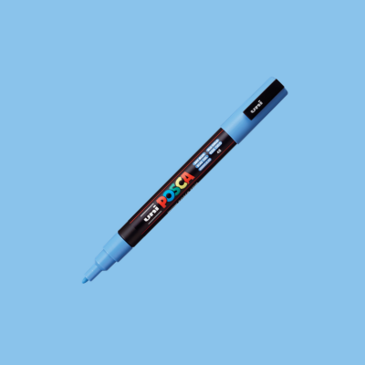 POSCA PC-3M Fine Sky Blue