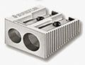 Staedtler Metal Pencil Sharpeners - Size: Metal Pencil Sharpener 2 Hole 8.2MM - 10.2MM