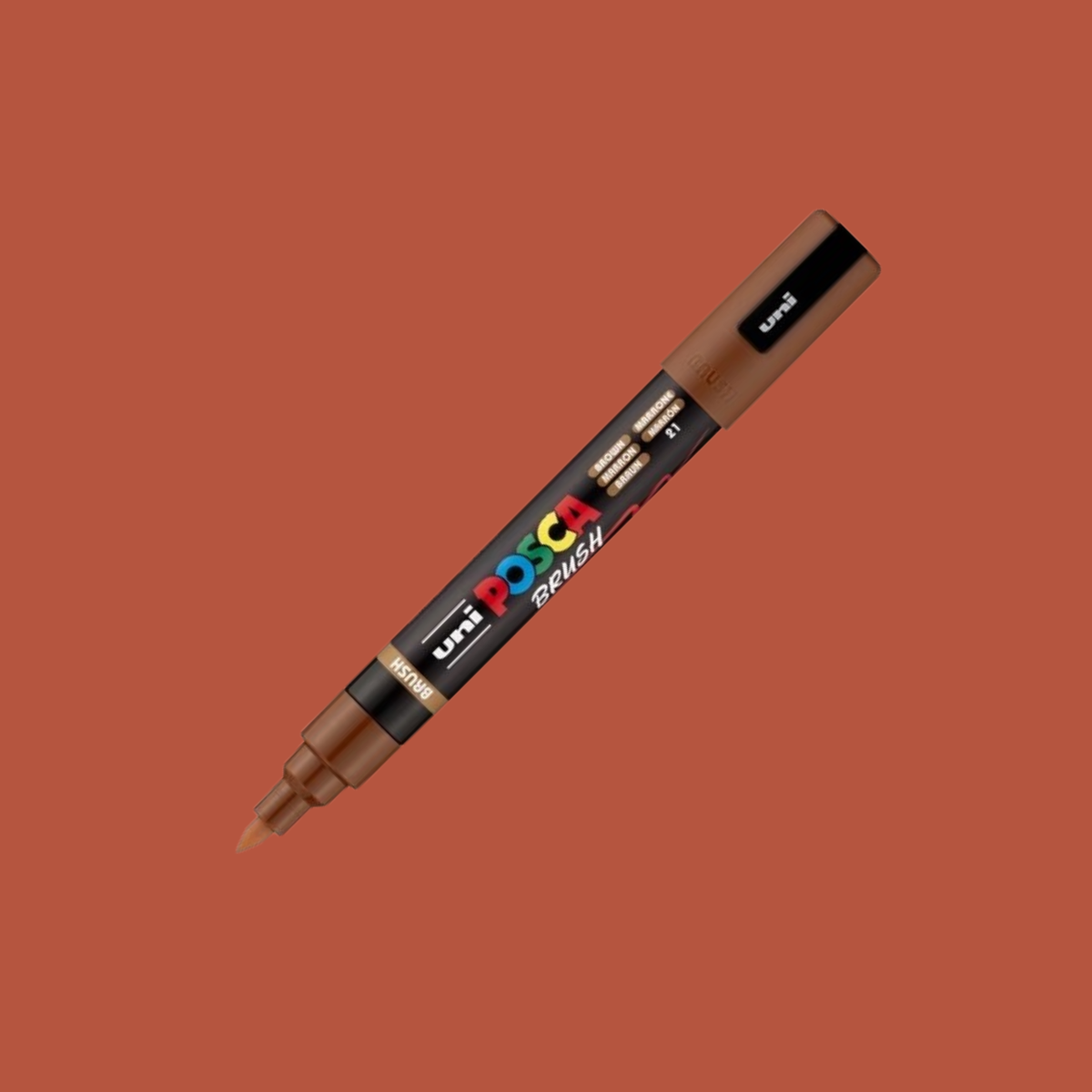 POSCA PC-5BR Brush Tip Brown