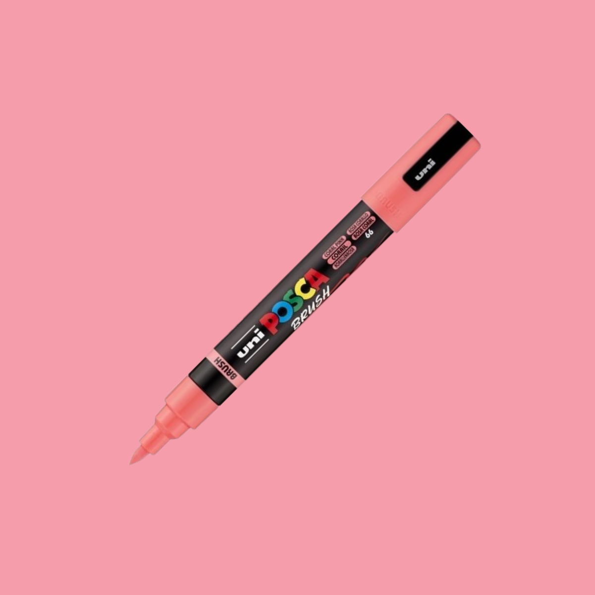 POSCA PC-5BR Brush Tip Coral Pink