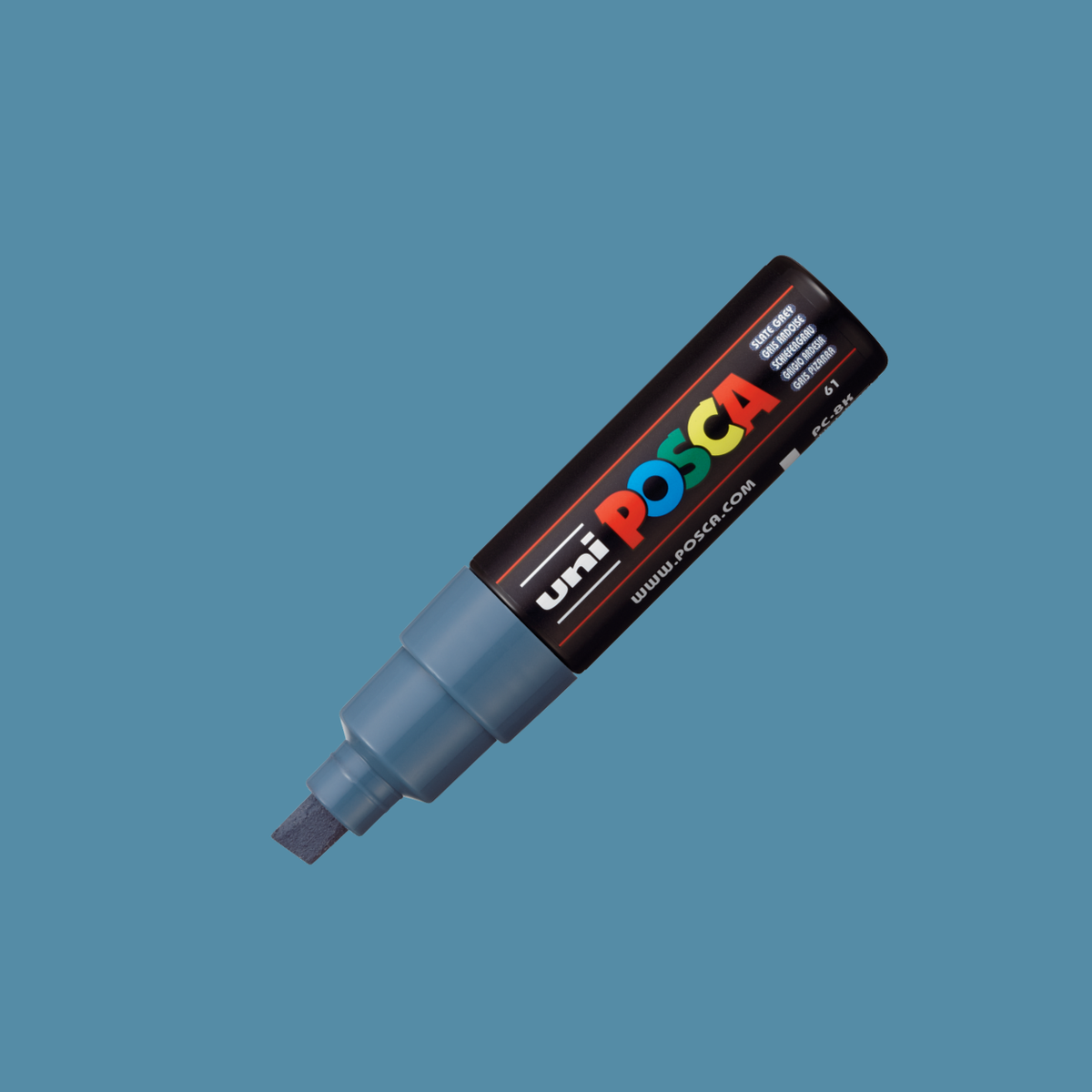 POSCA PC-8K Broad Slate Grey