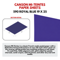 MI-TEINTES Color Paper - Color: Royal Blue