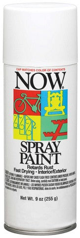 Now Spray Paint - Color: Wrought Iron Flat White