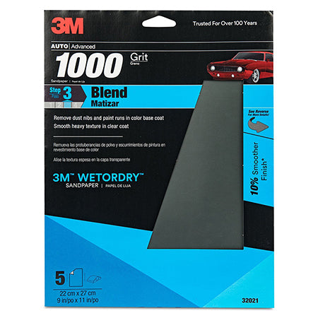 Sandpaper packs - Grit: WET/DRY 1000 5pk grit