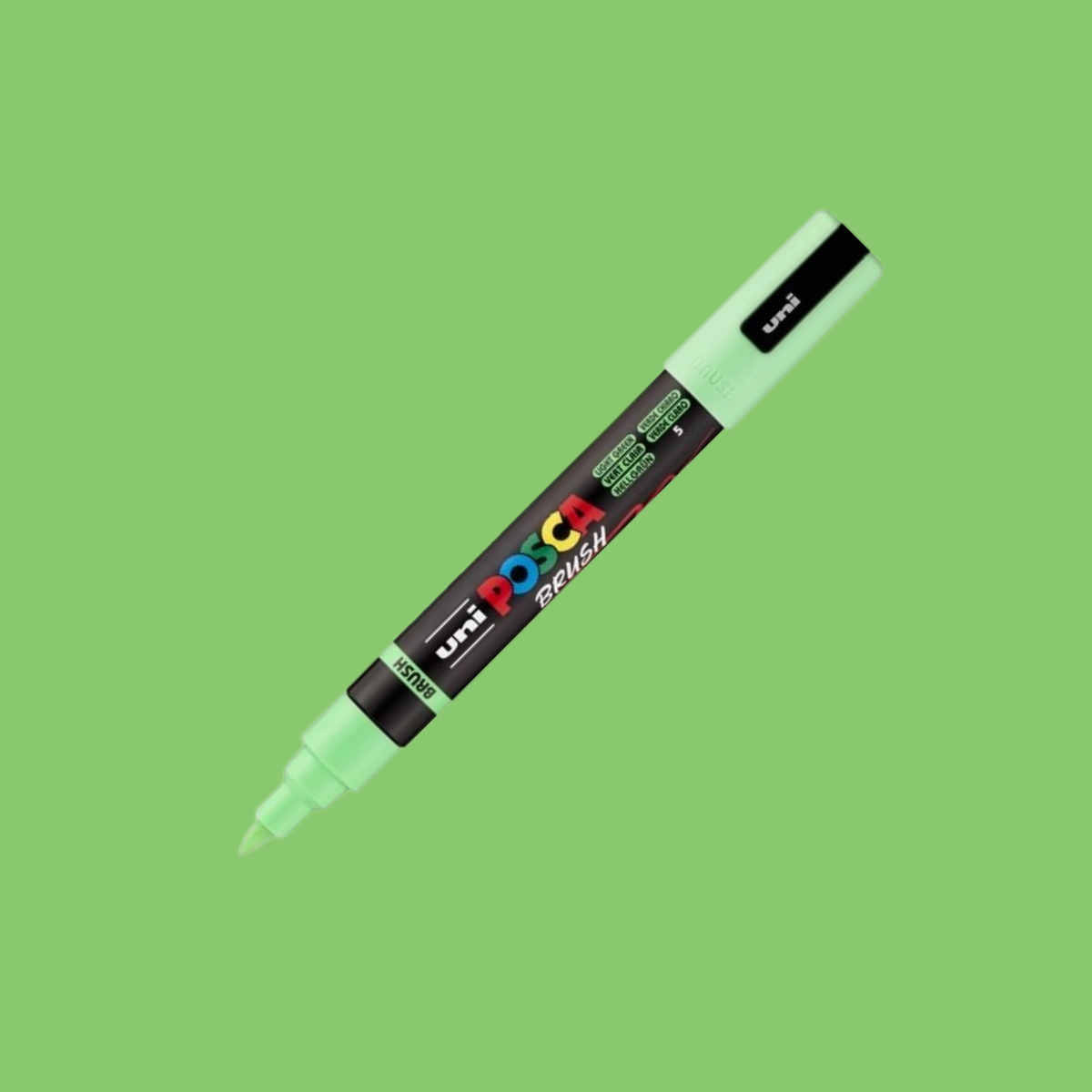 POSCA PC-5BR Brush Tip Light Green