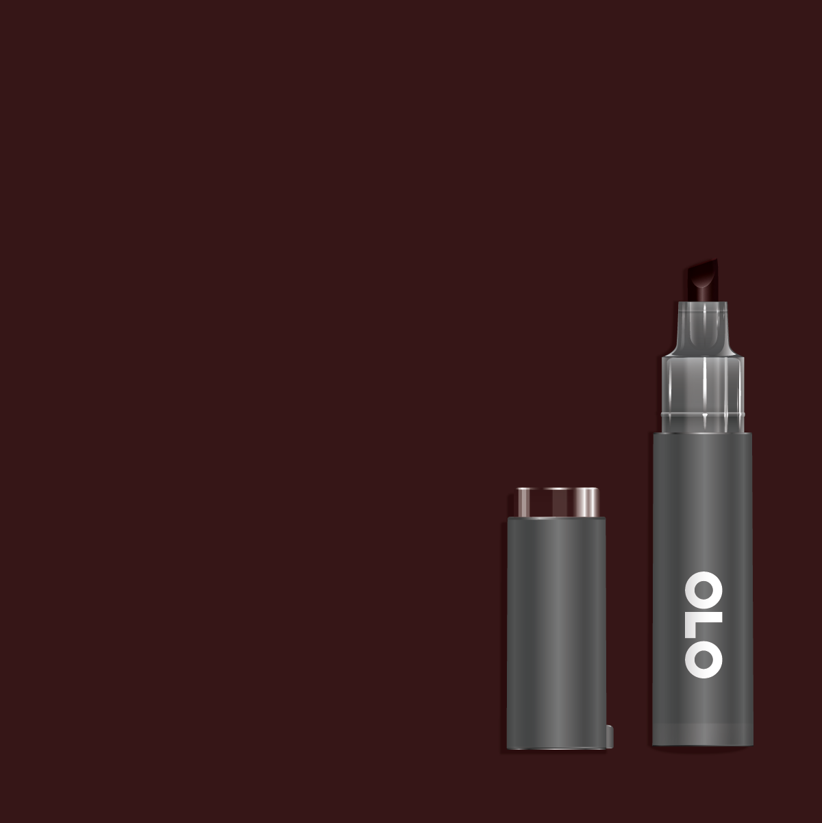 OLO Premium Marker Chisel Maroon