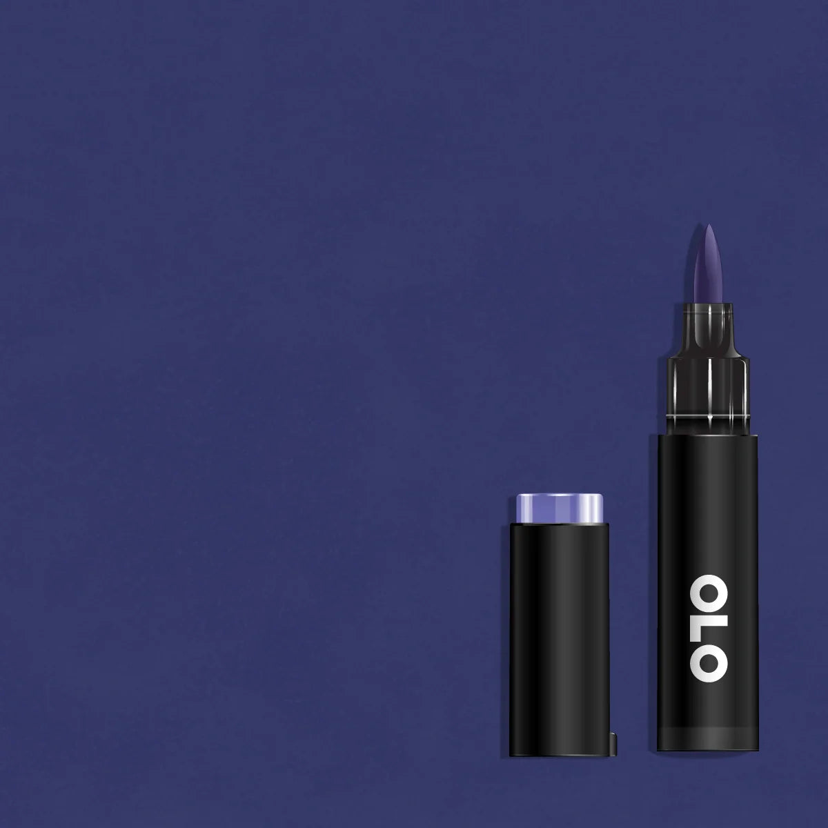 OLO Markers Brush Charcoal Violet