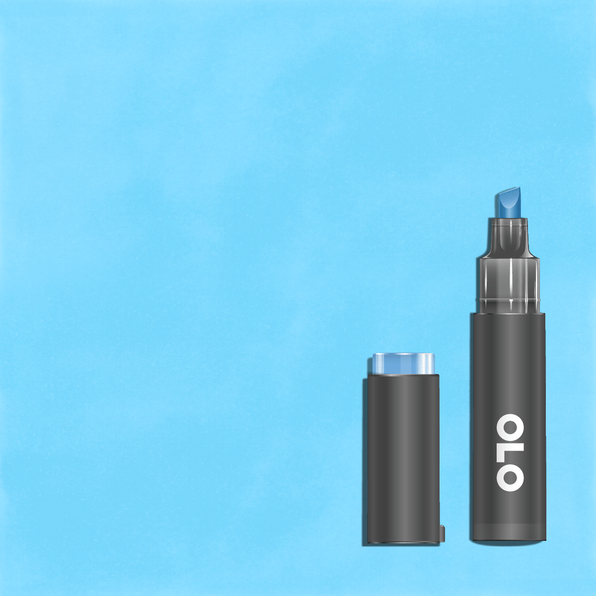 OLO Marker Chisel Light Blue