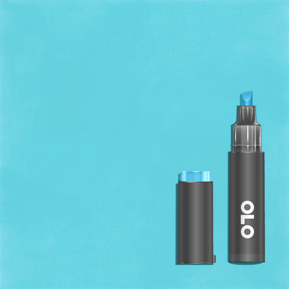 OLO Marker Chisel Blue Budgie