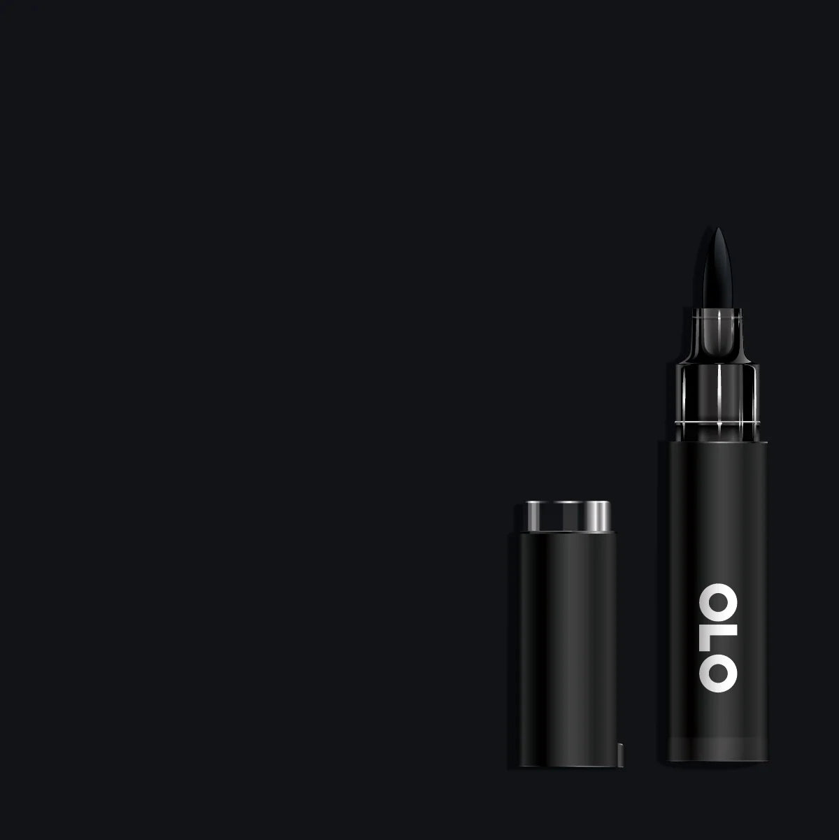 OLO Markers Brush Blue Black