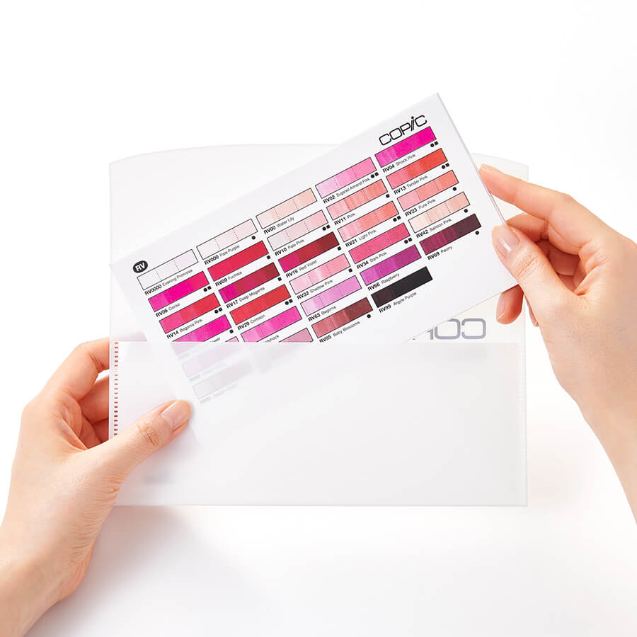 COPIC Color Swatch Cards